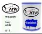 Preview: Mitsubishi, Fairy White, W19: 500ml Lackdose, von ATW Autoteile West.